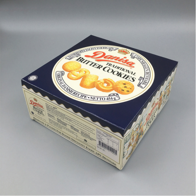 Customized hing-end color food packaging box