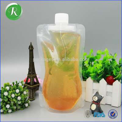 Custom Stand Up Spout Pouch with Cap / Juice Packing