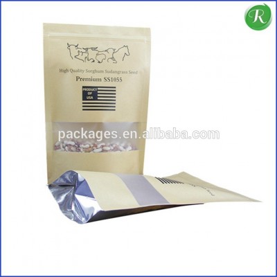 Biodegradable heat seal plastic packaging bag